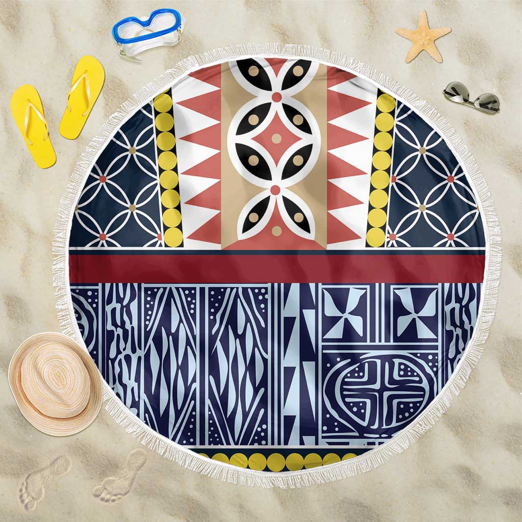 Toghu Bamenda Beach Blanket Cameroon Traditional Pattern