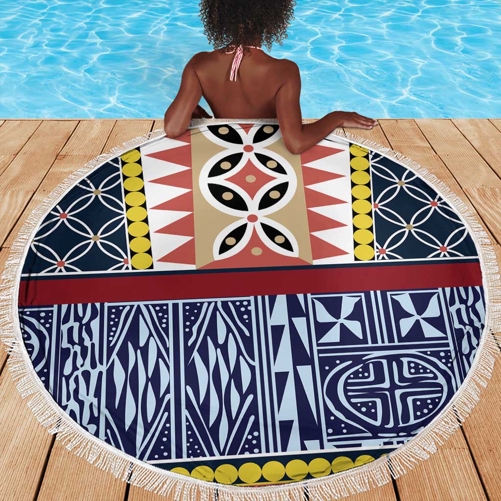 Toghu Bamenda Beach Blanket Cameroon Traditional Pattern