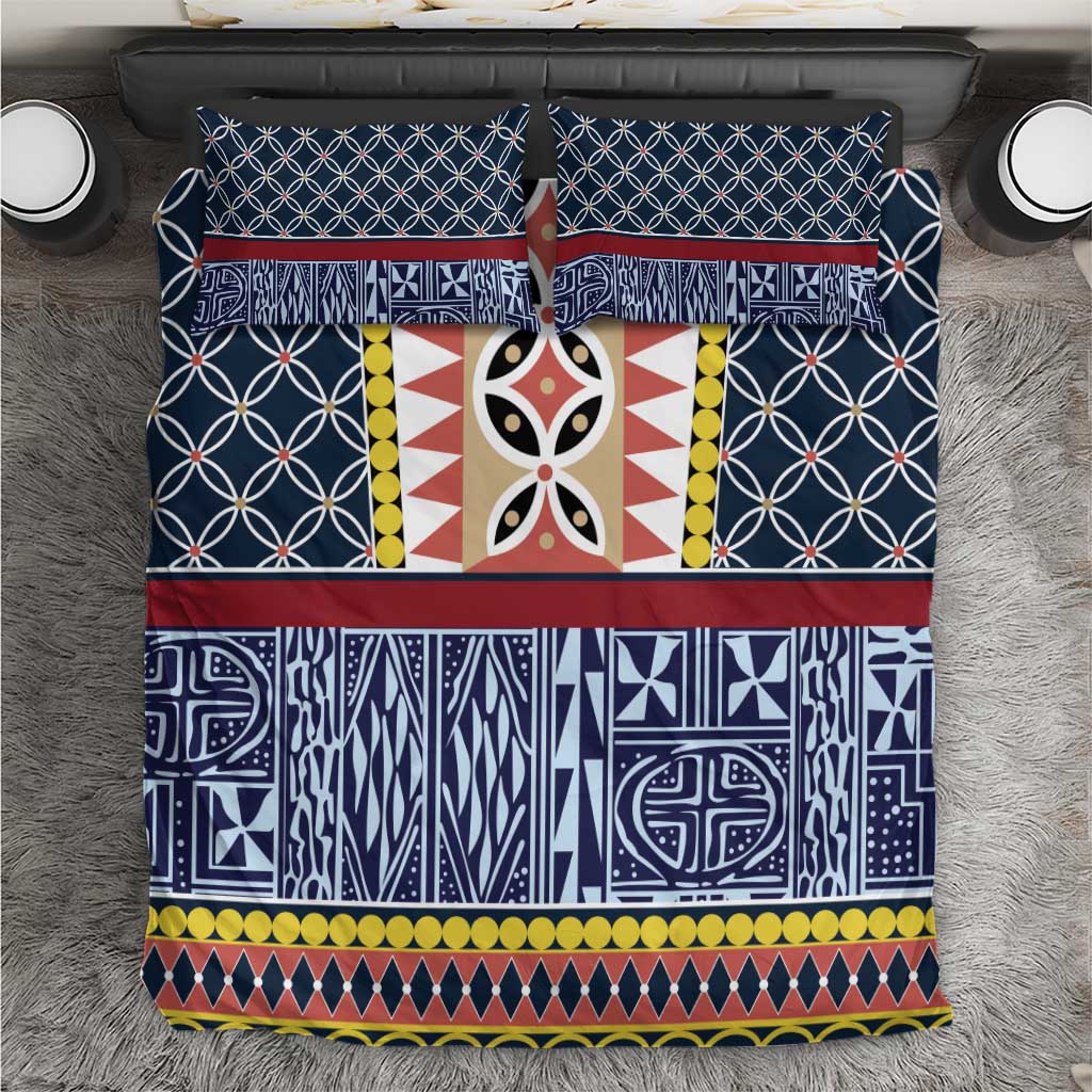 Toghu Bamenda Bedding Set Cameroon Traditional Pattern