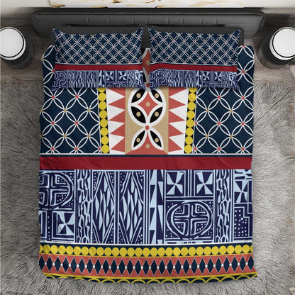 Toghu Bamenda Bedding Set Cameroon Traditional Pattern