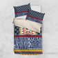 Toghu Bamenda Bedding Set Cameroon Traditional Pattern