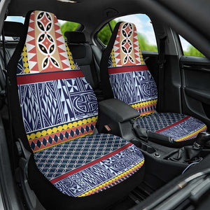 Toghu Bamenda Car Seat Cover Cameroon Traditional Pattern