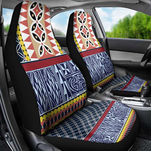 Toghu Bamenda Car Seat Cover Cameroon Traditional Pattern