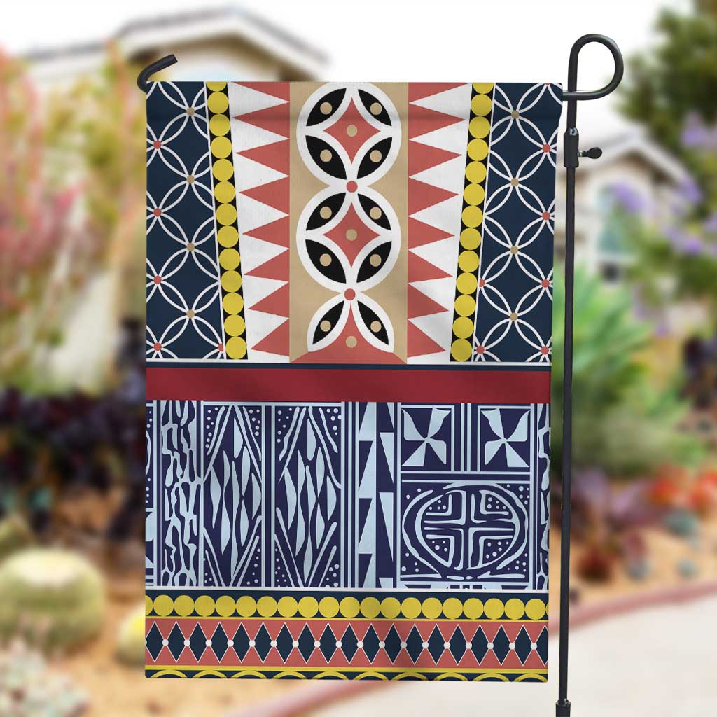 Toghu Bamenda Garden Flag Cameroon Traditional Pattern