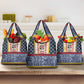 Toghu Bamenda Grocery Bag Cameroon Traditional Pattern