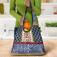 Toghu Bamenda Grocery Bag Cameroon Traditional Pattern