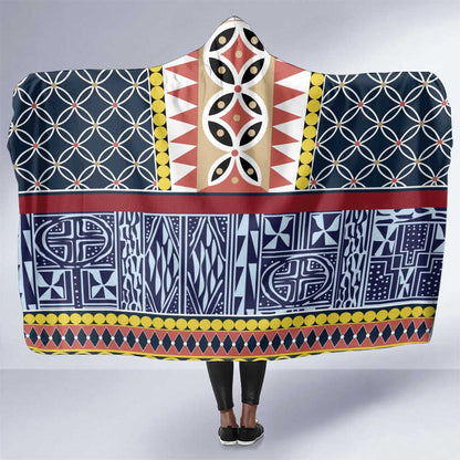 Toghu Bamenda Hooded Blanket Cameroon Traditional Pattern
