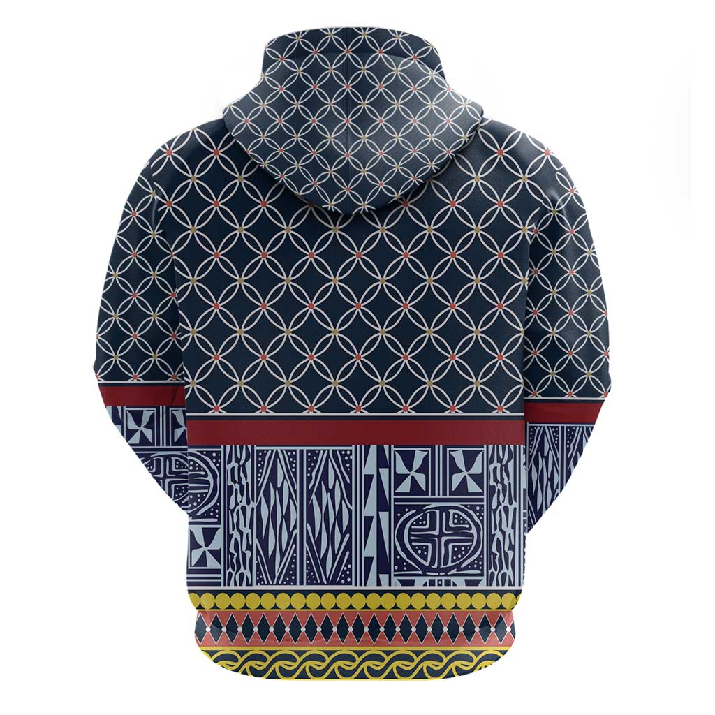 Toghu Bamenda Hoodie Cameroon Traditional Pattern