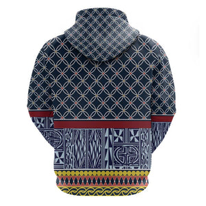 Toghu Bamenda Hoodie Cameroon Traditional Pattern