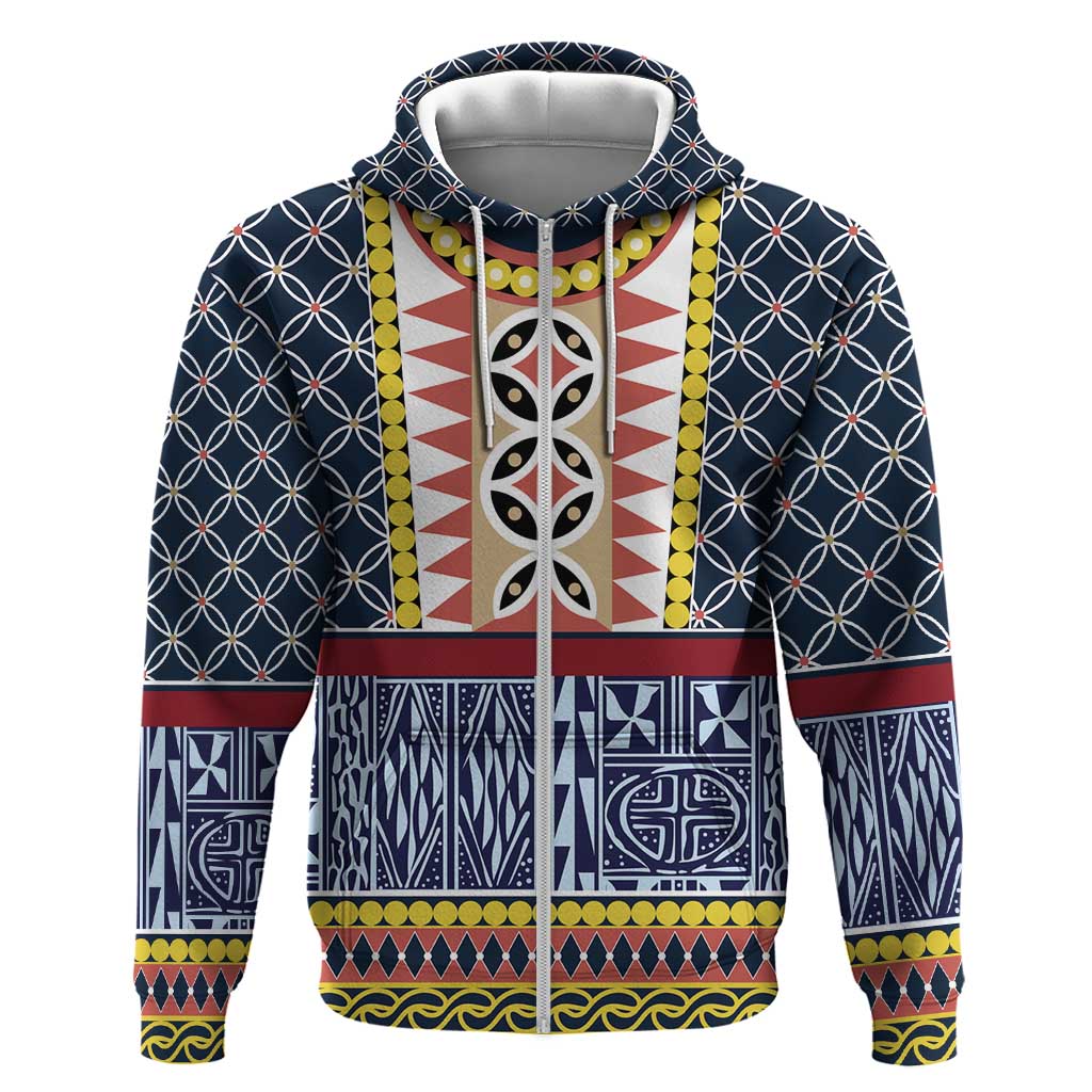 Toghu Bamenda Hoodie Cameroon Traditional Pattern