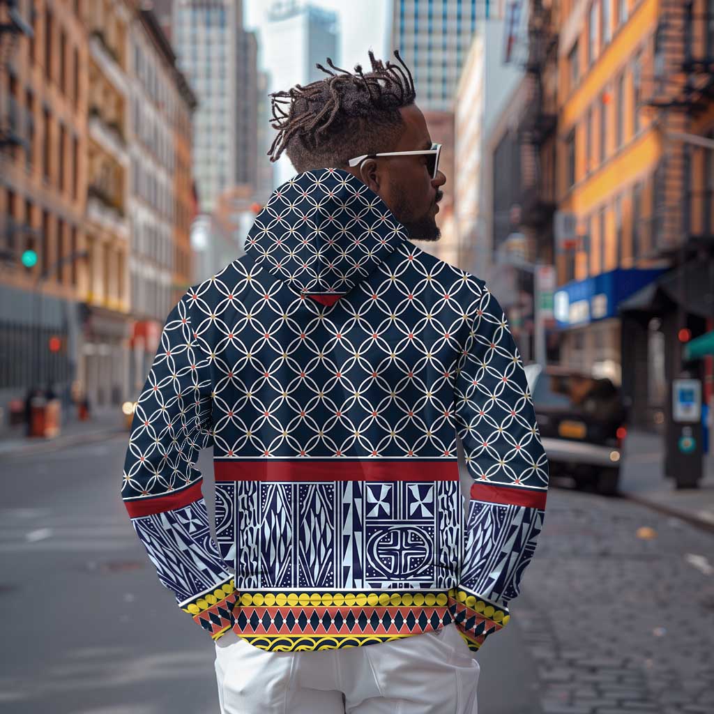 Toghu Bamenda Hoodie Cameroon Traditional Pattern