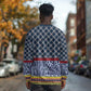 Toghu Bamenda Long Sleeve Shirt Cameroon Traditional Pattern