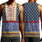 Toghu Bamenda Men Tank Top Cameroon Traditional Pattern