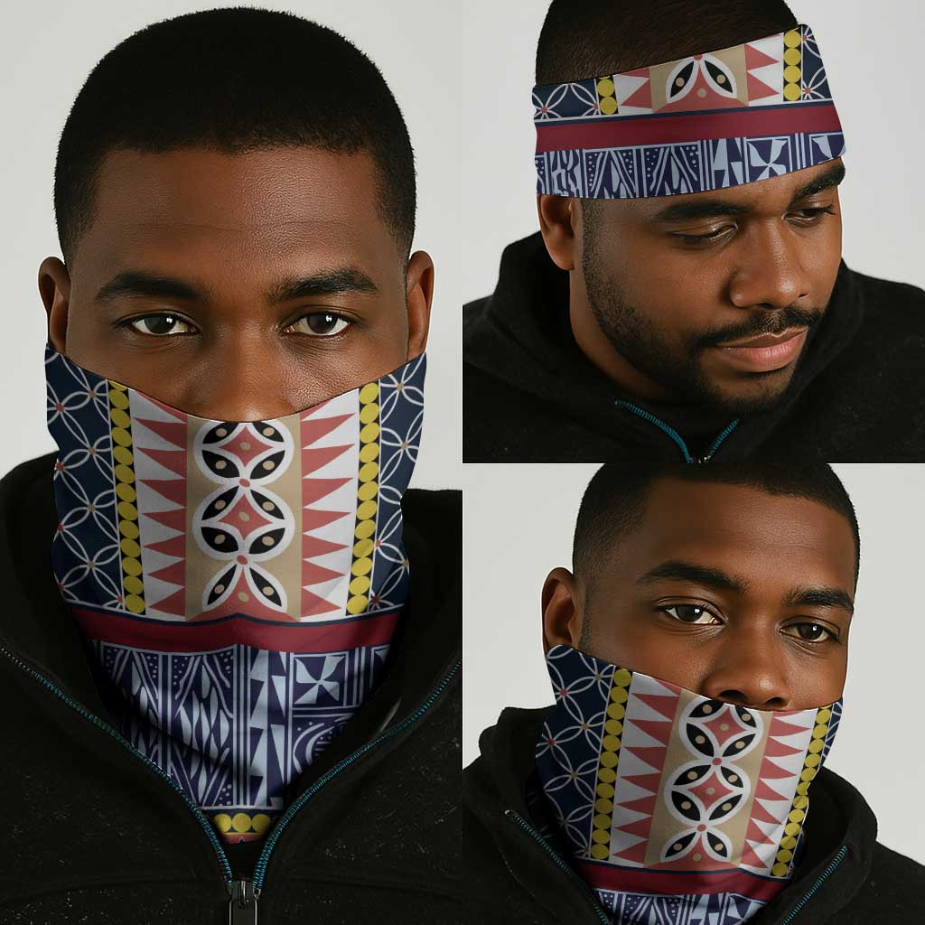 Toghu Bamenda Neck Gaiter Cameroon Traditional Pattern - African Pride