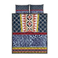 Toghu Bamenda Quilt Bed Set Cameroon Traditional Pattern