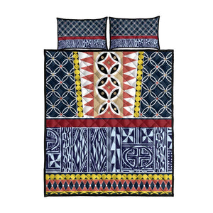 Toghu Bamenda Quilt Bed Set Cameroon Traditional Pattern