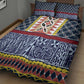 Toghu Bamenda Quilt Bed Set Cameroon Traditional Pattern
