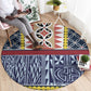 Toghu Bamenda Round Carpet Cameroon Traditional Pattern