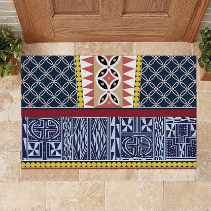 Toghu Bamenda Rubber Doormat Cameroon Traditional Pattern