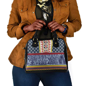 Toghu Bamenda Shoulder Handbag Cameroon Traditional Pattern