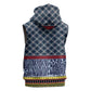 Toghu Bamenda Sleeveless Hoodie Cameroon Traditional Pattern - African Pride