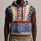 Toghu Bamenda Sleeveless Hoodie Cameroon Traditional Pattern - African Pride