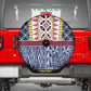 Toghu Bamenda Spare Tire Cover Cameroon Traditional Pattern
