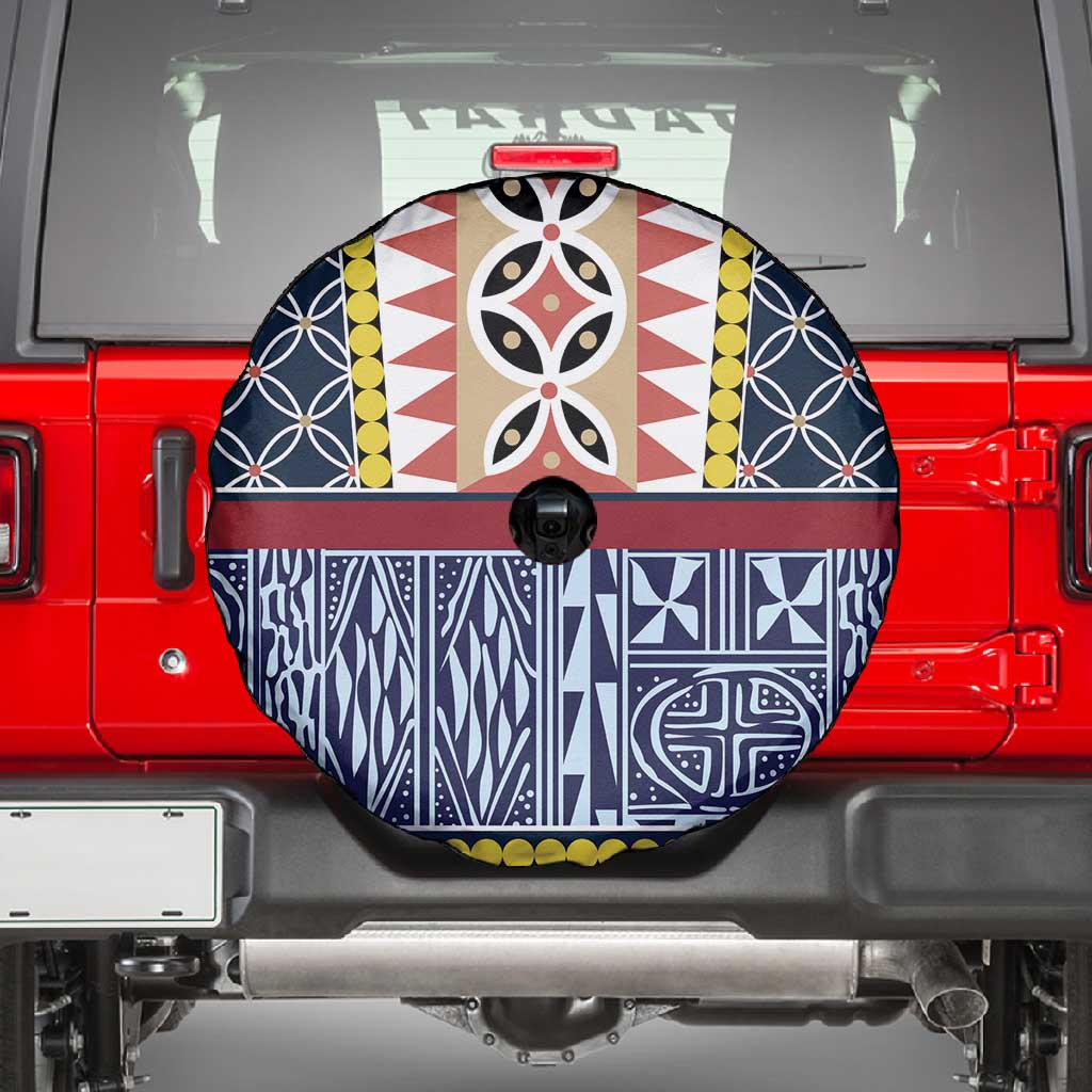 Toghu Bamenda Spare Tire Cover Cameroon Traditional Pattern