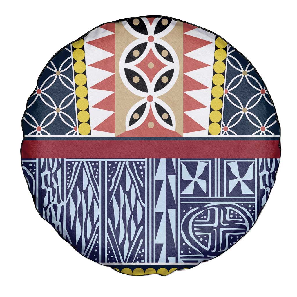 Toghu Bamenda Spare Tire Cover Cameroon Traditional Pattern
