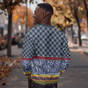 Toghu Bamenda Sweatshirt Cameroon Traditional Pattern