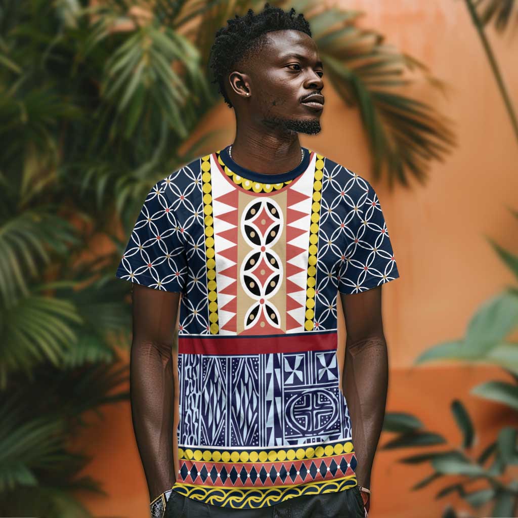 Toghu Bamenda T shirt Cameroon Traditional Pattern