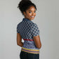 Toghu Bamenda Women Polo Shirt Cameroon Traditional Pattern