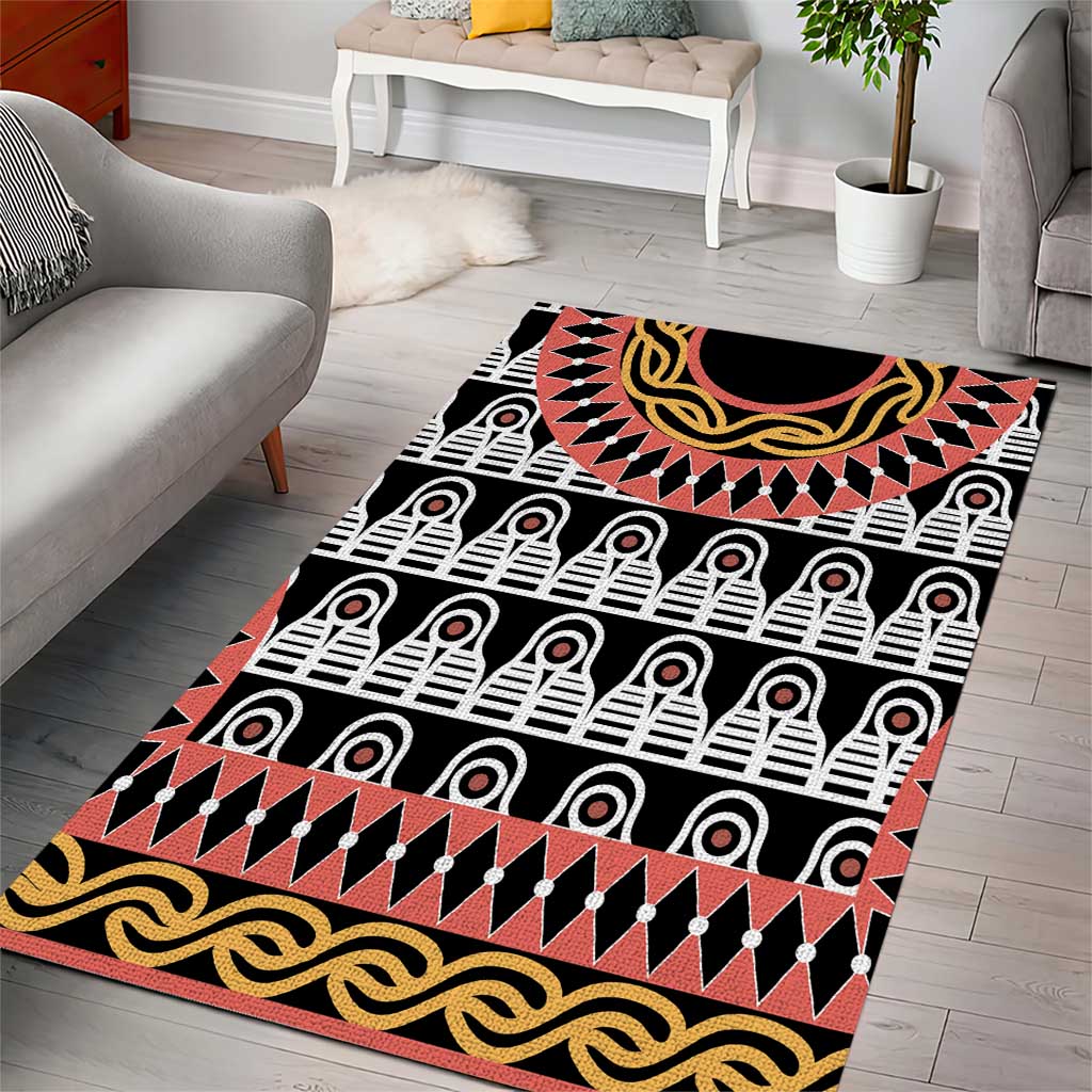 Cameroon Area Rug Toghu Traditional Pattern