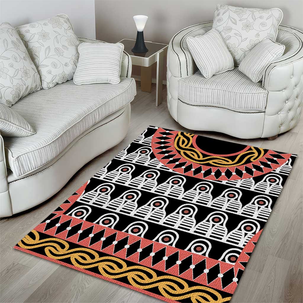 Cameroon Area Rug Toghu Traditional Pattern
