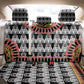 Cameroon Back Car Seat Cover Toghu Traditional Pattern