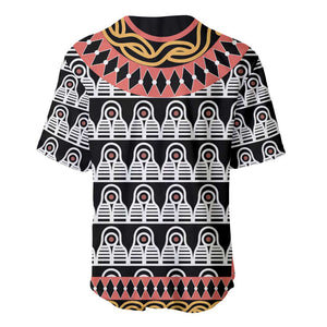 Cameroon Baseball Jersey Toghu Traditional Pattern