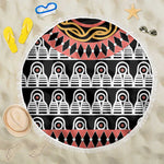 Cameroon Beach Blanket Toghu Traditional Pattern