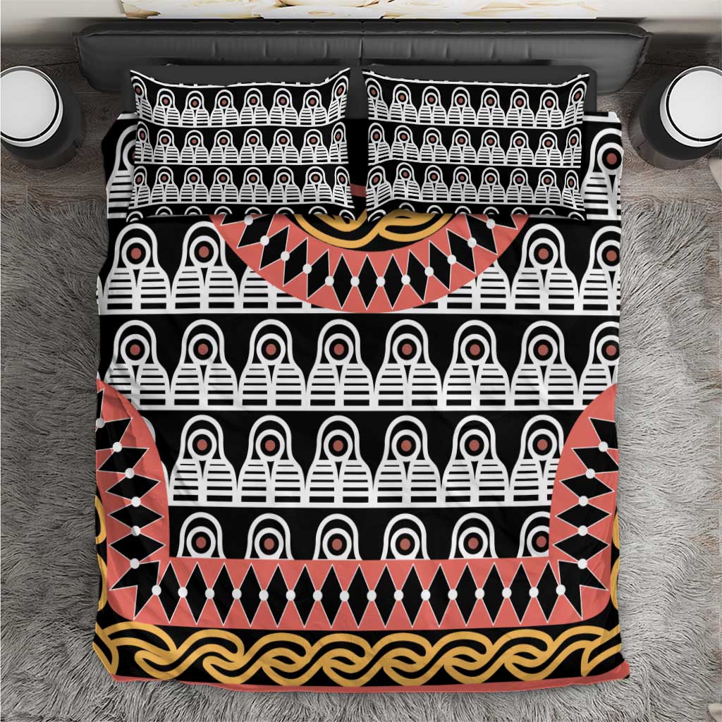 Cameroon Bedding Set Toghu Traditional Pattern