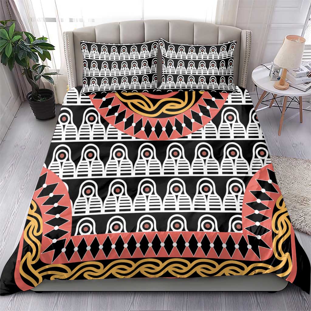 Cameroon Bedding Set Toghu Traditional Pattern
