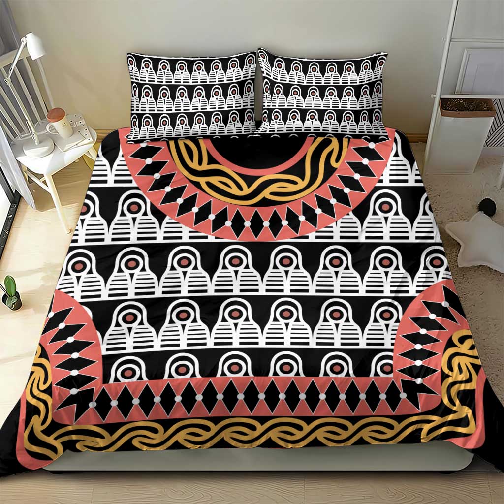 Cameroon Bedding Set Toghu Traditional Pattern