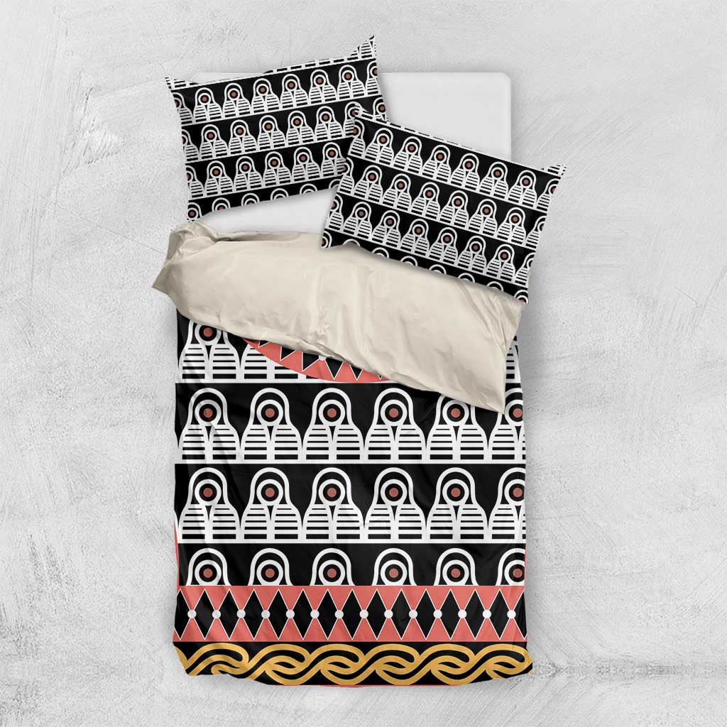 Cameroon Bedding Set Toghu Traditional Pattern