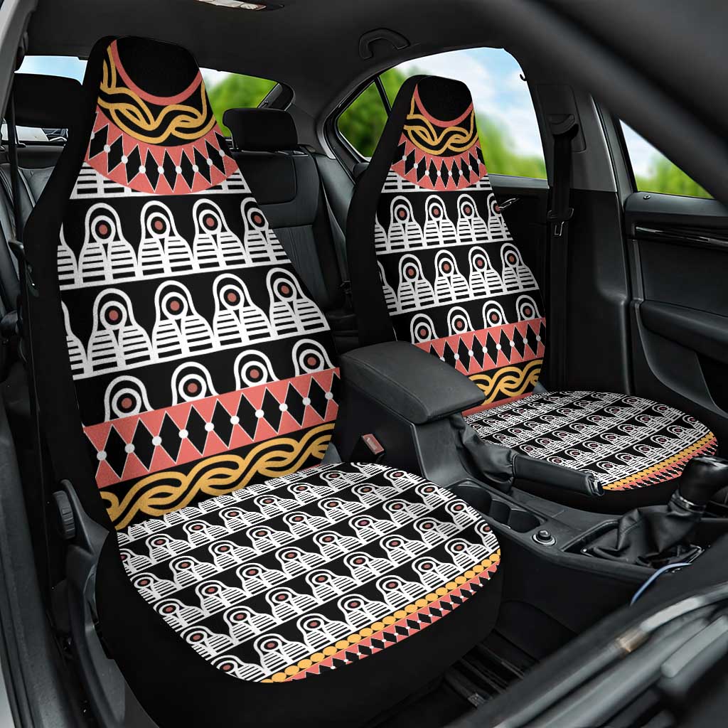 Cameroon Car Seat Cover Toghu Traditional Pattern