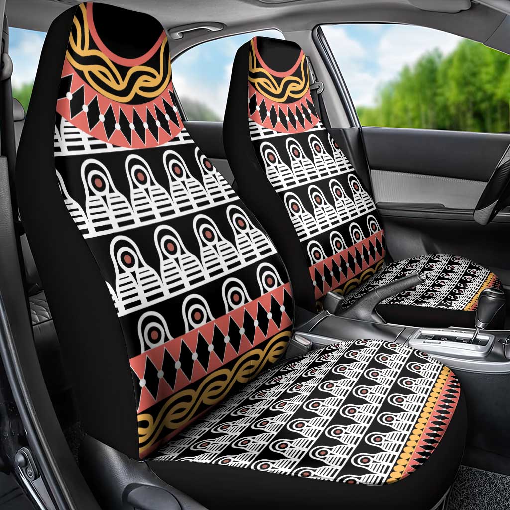 Cameroon Car Seat Cover Toghu Traditional Pattern