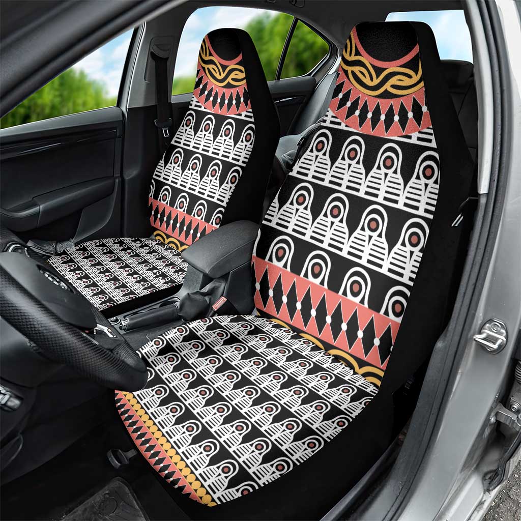 Cameroon Car Seat Cover Toghu Traditional Pattern