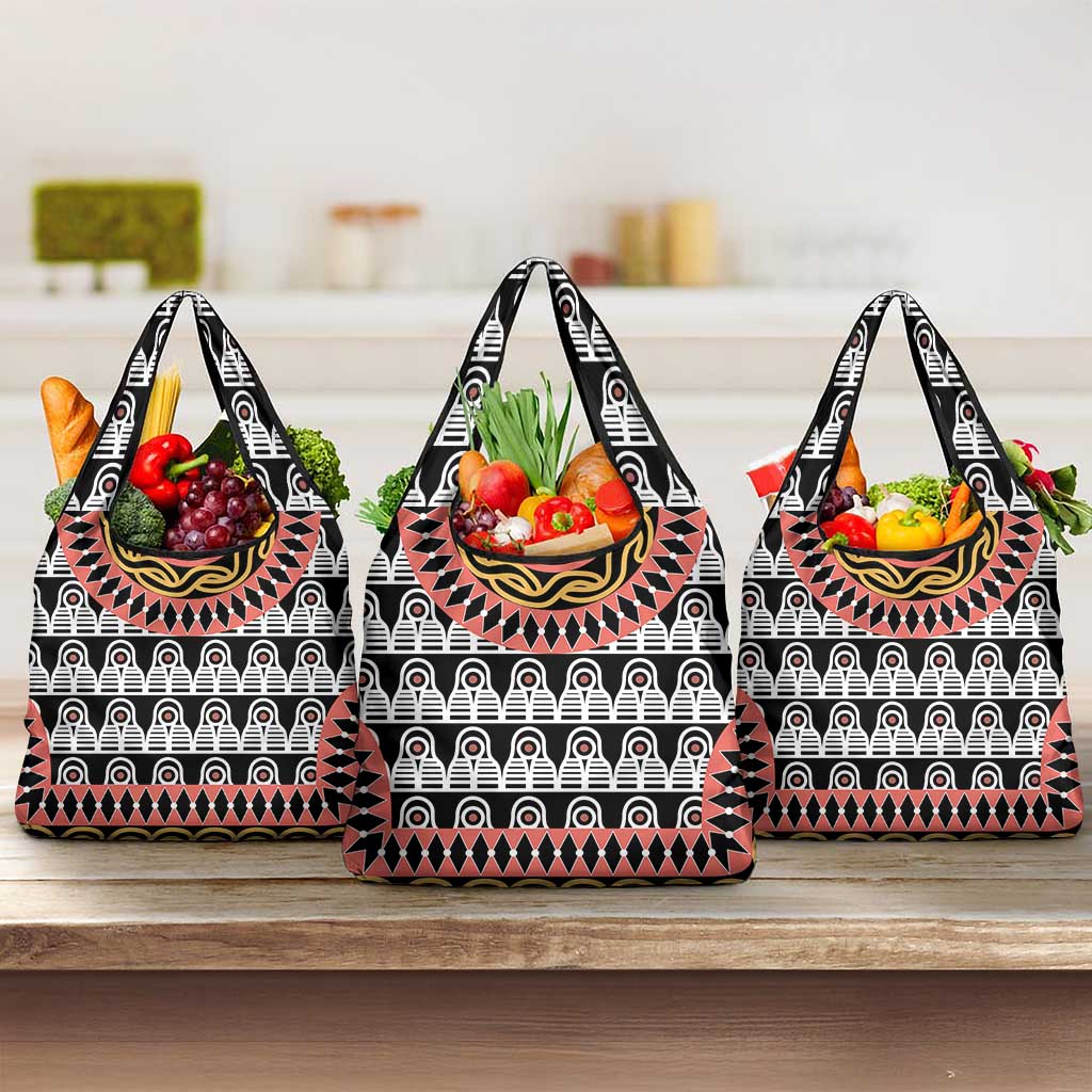 Cameroon Grocery Bag Toghu Traditional Pattern