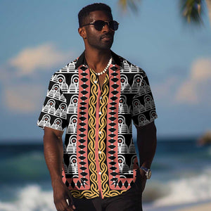 Cameroon Hawaiian Shirt Toghu Traditional Pattern