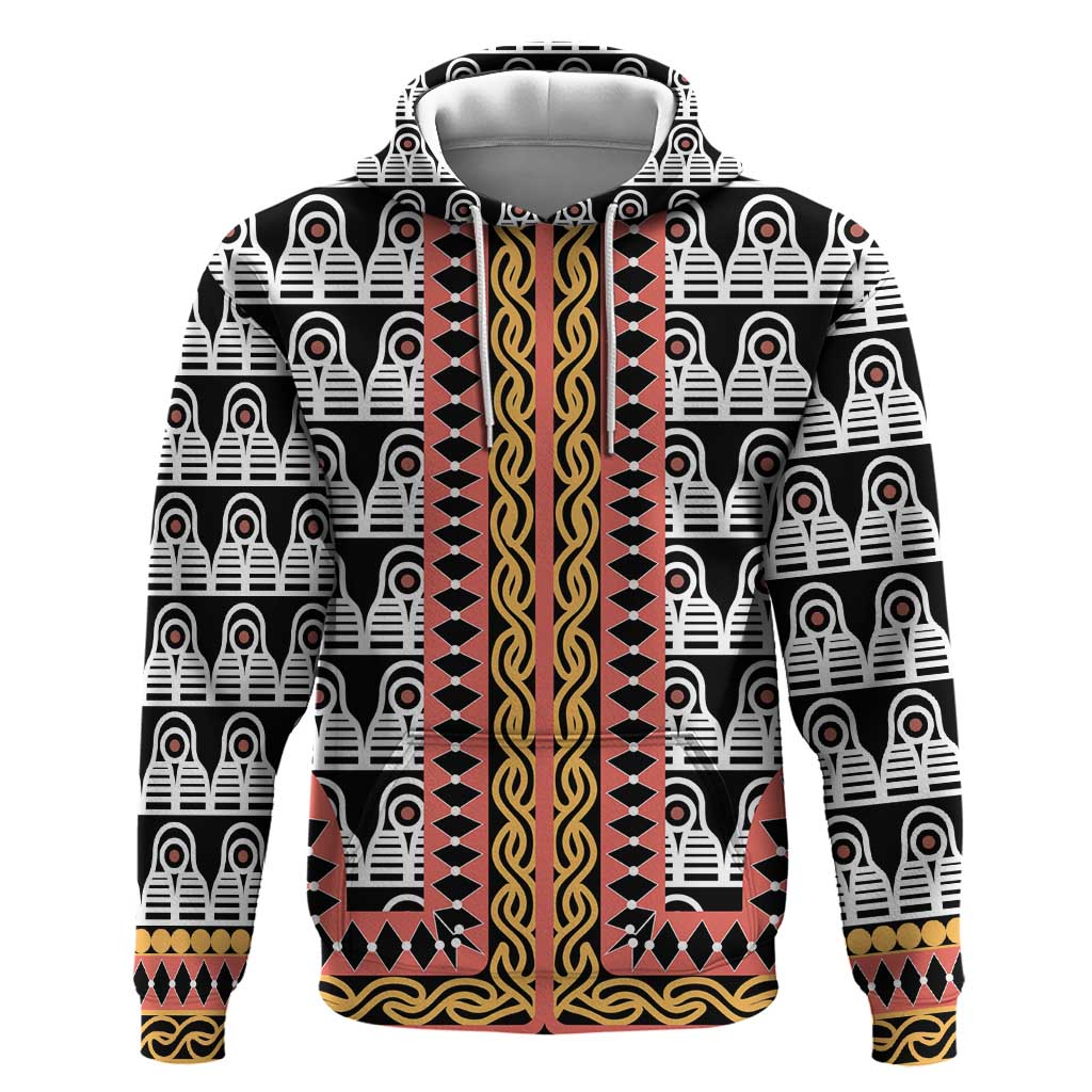 Cameroon Hoodie Toghu Traditional Pattern