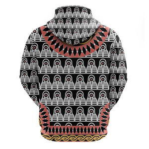 Cameroon Hoodie Toghu Traditional Pattern