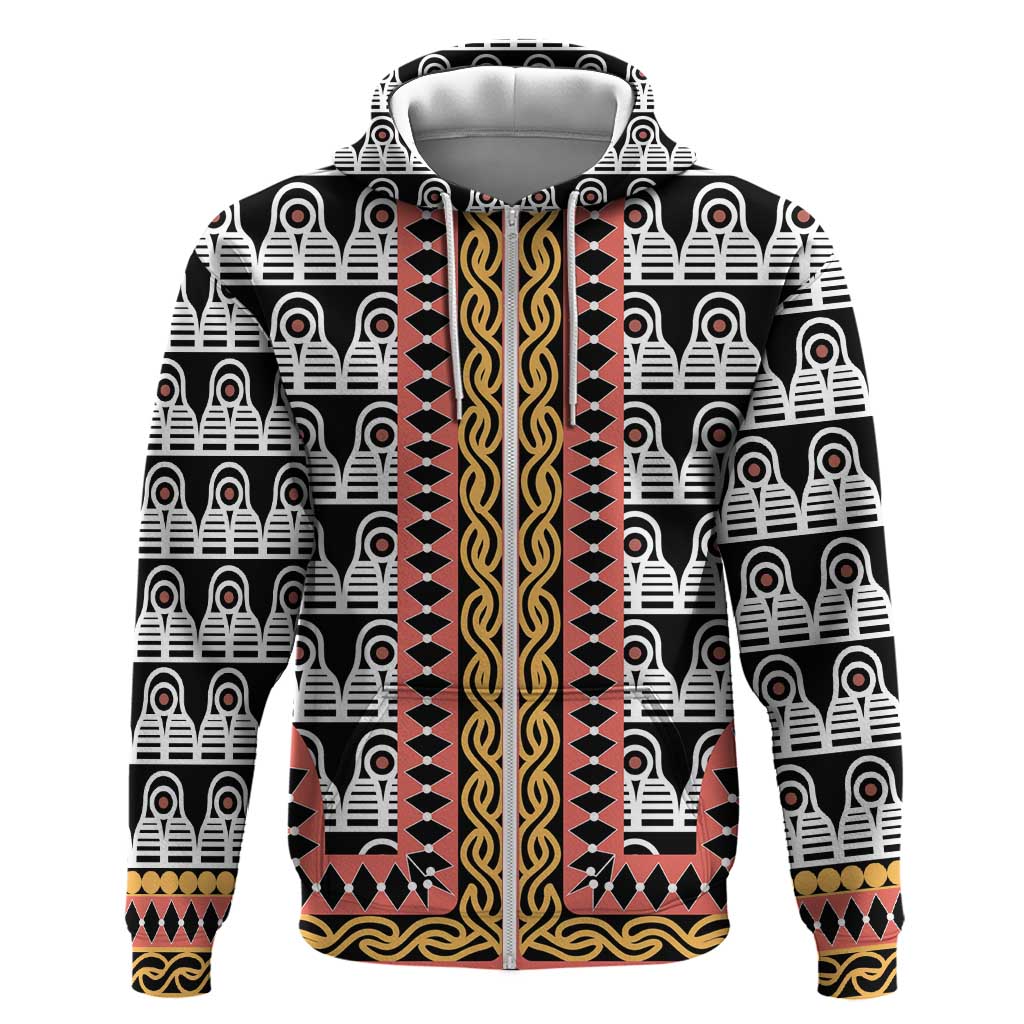 Cameroon Hoodie Toghu Traditional Pattern