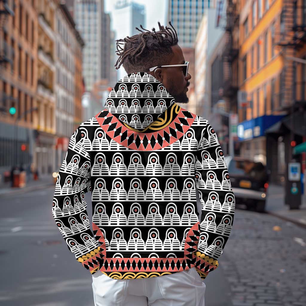 Cameroon Hoodie Toghu Traditional Pattern